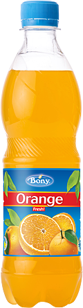 Bony gazirani sok Orange Fresh 0,5 l
